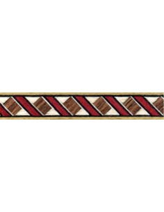 452 - Rosewood and red inlay