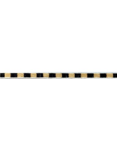 875 - Black and yellow inlay