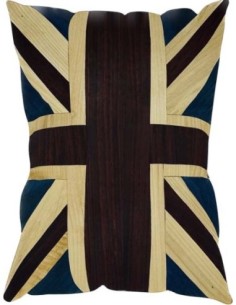 UK flag cutting board made with Sycamore, Padouk and blue...